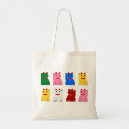 Bolso De Tela tote bag maneki neko