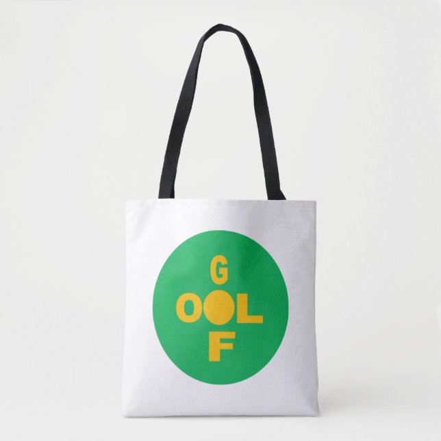 Bolso De Tela Tote Bag Medium GOLF (Anverso)