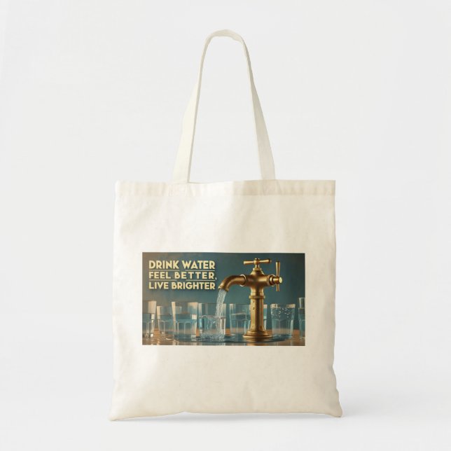 Bolso De Tela Tote Bag- Mindful Living. (Frente)