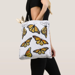 Bolso De Tela Tote Bag Monarch Butterflies