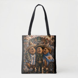 Bolso De Tela Tote bag Mujer Capibarras viajeros
