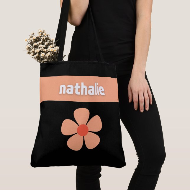 Bolso De Tela Tote Bag nathalie (Detalle)