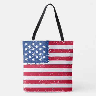 Bolso De Tela Tote Bag-Patriotic