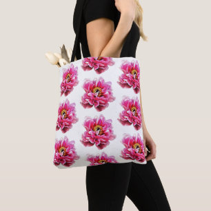 Bolso De Tela Tote Bag Pink Peonies