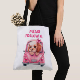Bolso De Tela Tote Bag Please follow me