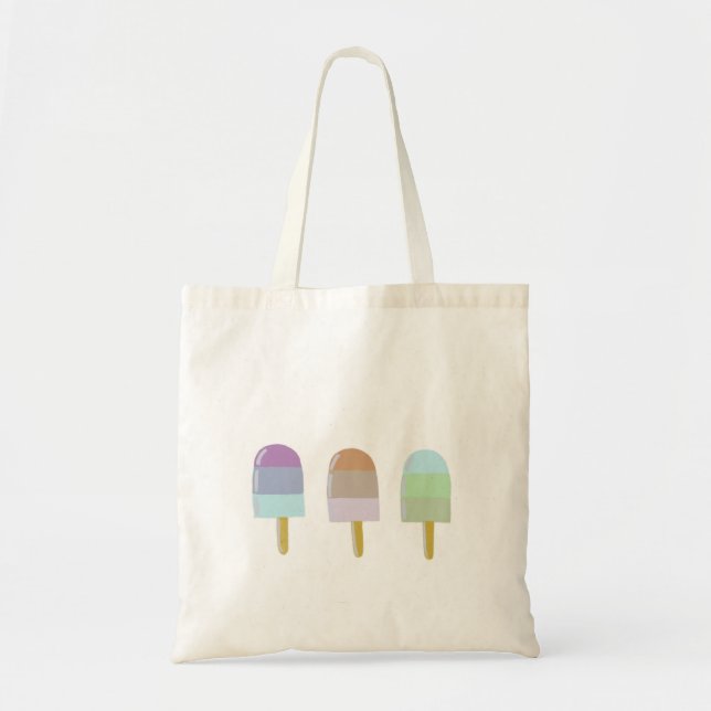 Bolso De Tela Tote Bag Popsicle Design (Frente)