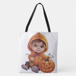Bolso De Tela Tote Bag Pumpkin Halloween Séris 7 11