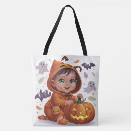 Bolso De Tela Tote Bag Pumpkin Halloween Séris 7 12