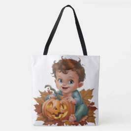 Bolso De Tela Tote Bag Pumpkin Halloween Séris 7 17