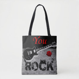 Bolso De Tela tote bag que rocas música