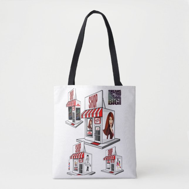 Bolso De Tela tote bag salon nail spa (Anverso)