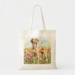 Bolso De Tela Tote Bag – Saluki Canvas Dog Lover Bag