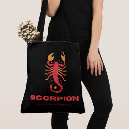 Bolso De Tela Tote Bag Scorpion