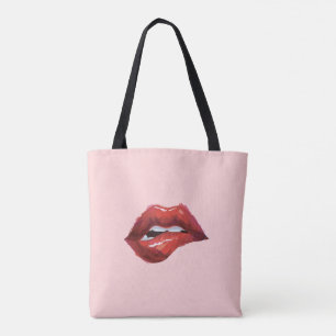 Bolso De Tela Tote bag se traduce como "bolsa de mano" o simplem