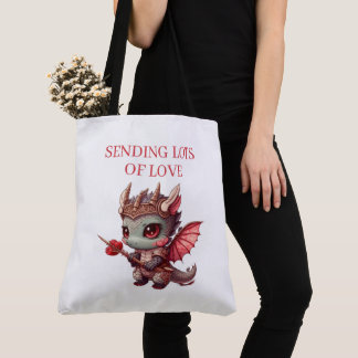 Bolso De Tela Tote Bag Sending Lots of Love