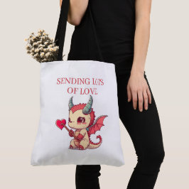 Bolso De Tela Tote Bag Sending Lots of Love