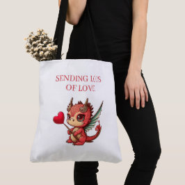 Bolso De Tela Tote Bag Sending Lots of Love