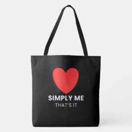 Bolso De Tela Tote Bag Simply me That’s it