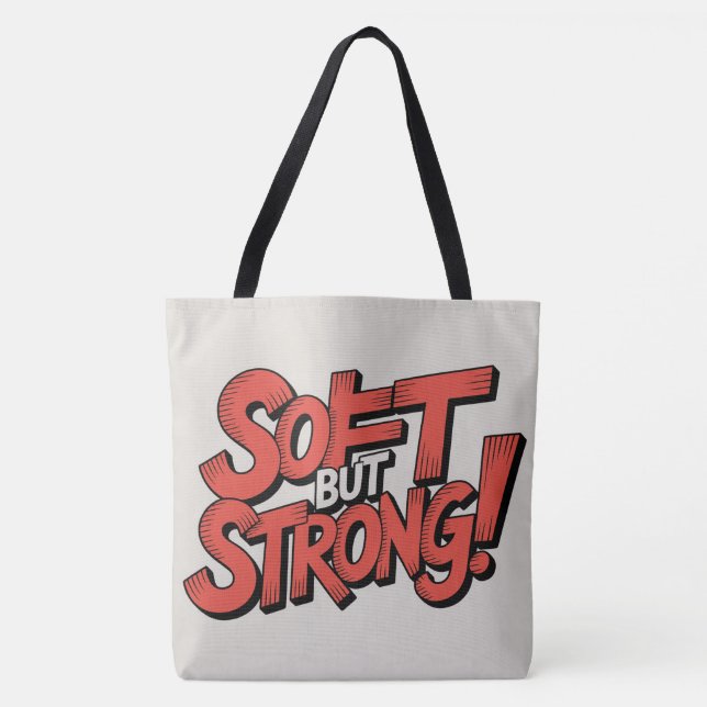 Bolso De Tela Tote Bag Soft but strong (Anverso)