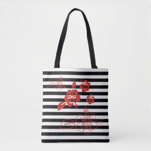 Bolso De Tela Tote Bag-Stripes