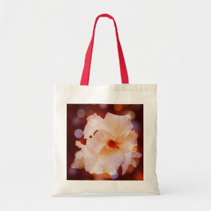 Bolso De Tela Tote Bag Sword Lily Red Bokeh