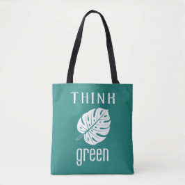 Bolso De Tela Tote bag THINK GREEN