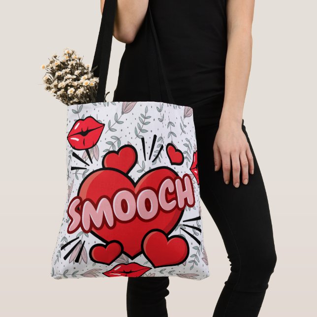 Bolso De Tela Tote Bag  to smooch (Detalle)