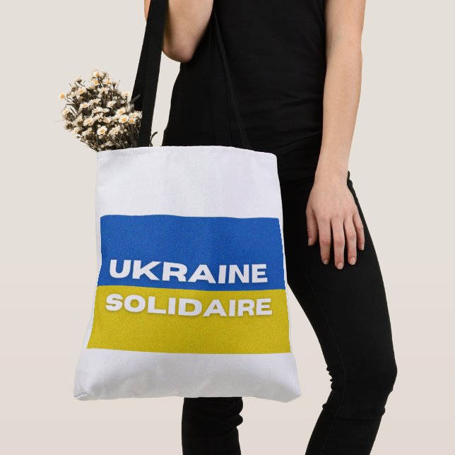 Bolso De Tela Tote Bag Ukraine (Detalle)