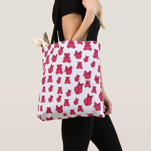 Bolso De Tela Tote Bag Valentines Day (Detalle)