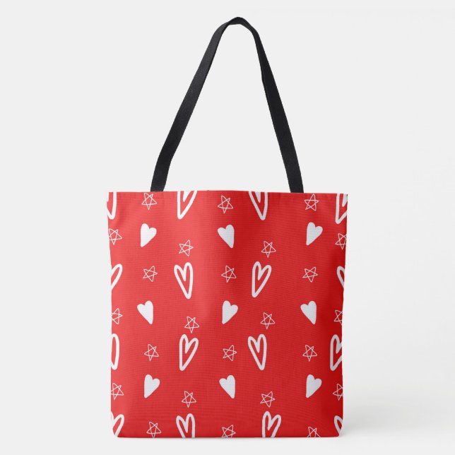 Bolso De Tela Tote Bag Valentines Day (Anverso)