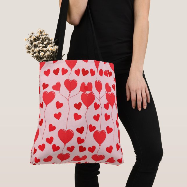 Bolso De Tela Tote Bag Valentines Day (Detalle)