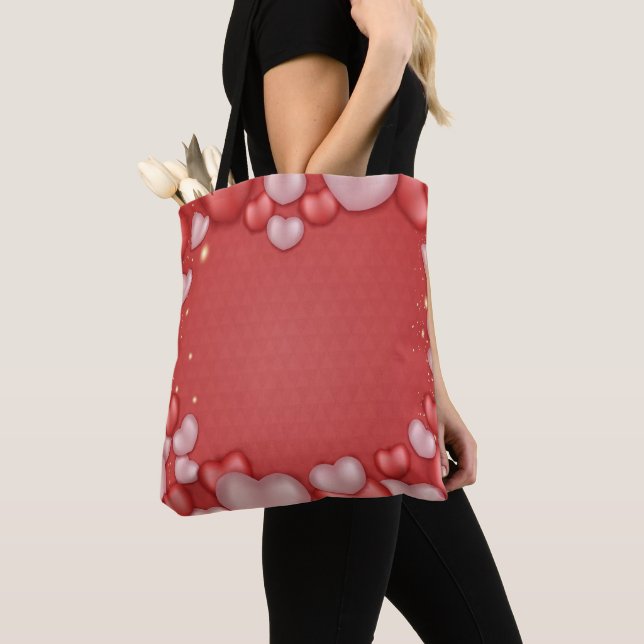 Bolso De Tela Tote Bag Valentines Day (Detalle)