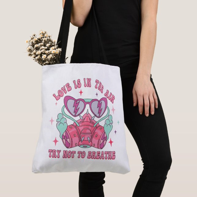 Bolso De Tela Tote Bag Valentines Day (Detalle)