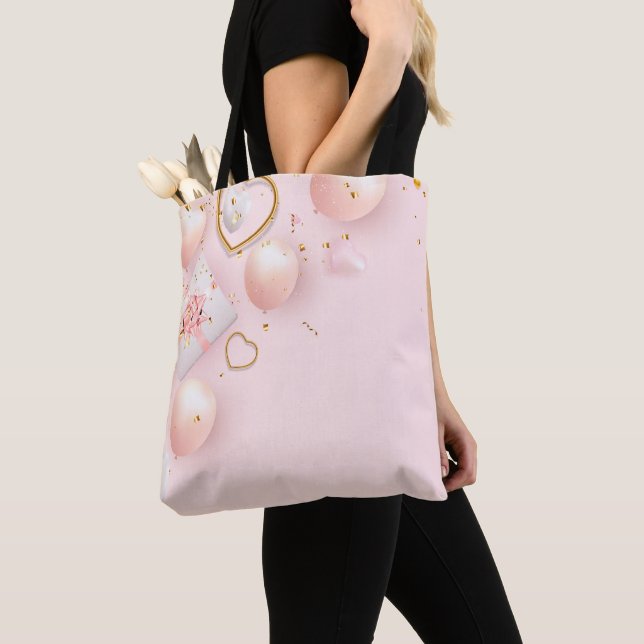 Bolso De Tela Tote Bag Valentines Day (Detalle)