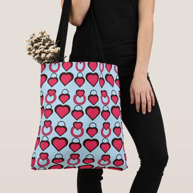 Bolso De Tela Tote Bag Valentines Day (Detalle)