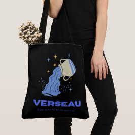Bolso De Tela Tote Bag Verseau