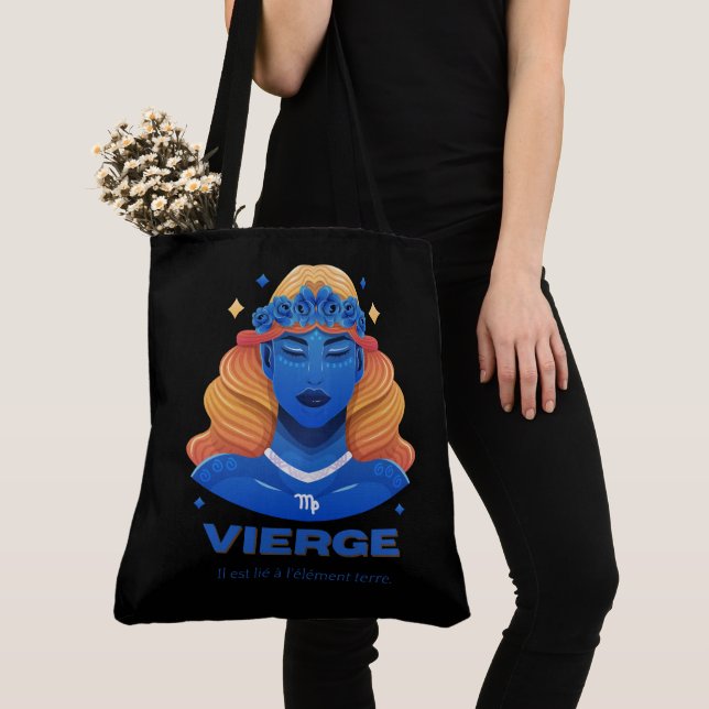 Bolso De Tela Tote Bag Vierge (Detalle)