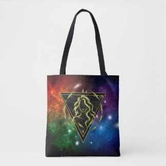 Bolso De Tela Tote Bag Vierge Galaxie Zodiaque Astrologie