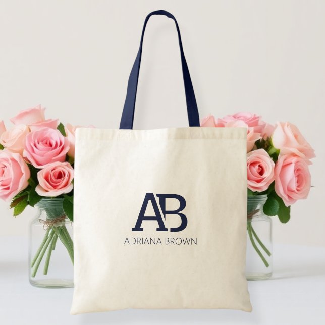 Bolso De Tela tote bag wedding elegant minimalist simple (Subido por el creador)