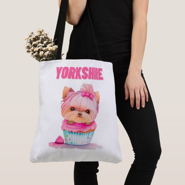 Bolso De Tela Tote Bag Yorkshire (Detalle)