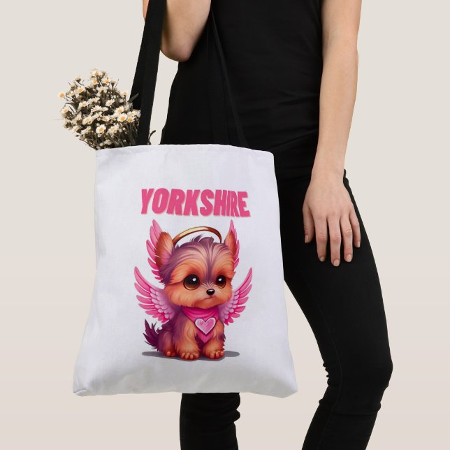 Bolso De Tela Tote Bag Yorkshire (Detalle)