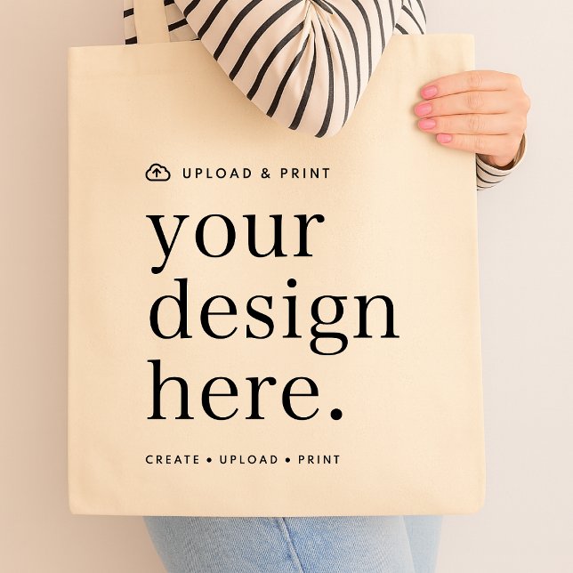 Bolso De Tela Tote Bag Your Design Upload (Subido por el creador)