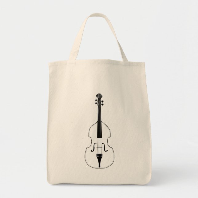 Bolso De Tela Tote - bajo (doble) vertical.  ¡Escoja su estilo! (Frente)