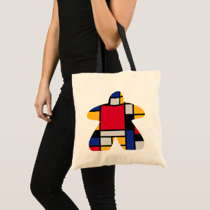 Bolso De Tela Tote básico de arte moderno