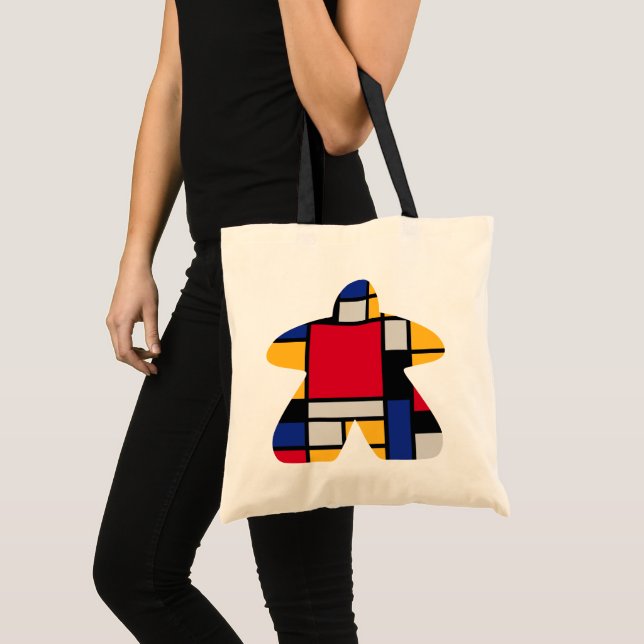 Bolso De Tela Tote básico de arte moderno (Anverso (producto))