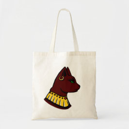 Bolso De Tela Tote Bastet de la Antigua Diosa Egipcia
