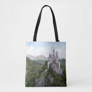 Bolso De Tela Tote bávaro de Neuschwanstein del castillo