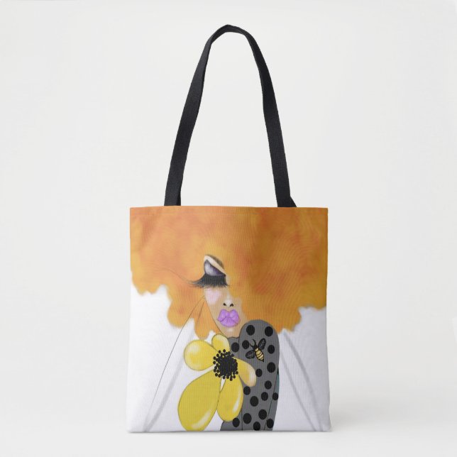 Bolso De Tela Tote BEE (Anverso)