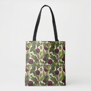 Bolso De Tela Tote Beet Buzz