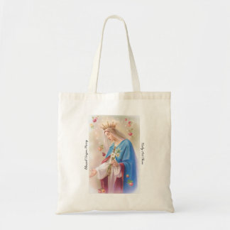 Bolso De Tela Tote bendecido de la lona del Virgen María